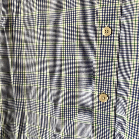 J. Crew Men’s Large Slim Collared Button Down Long Sleeve Plaid Cotton Blue - Picture 2 of 8